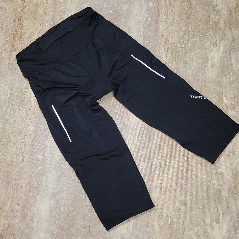 TRAYL MENS PADDED CYCLING COPRESSION LONG SHORTS SIZE SMALL